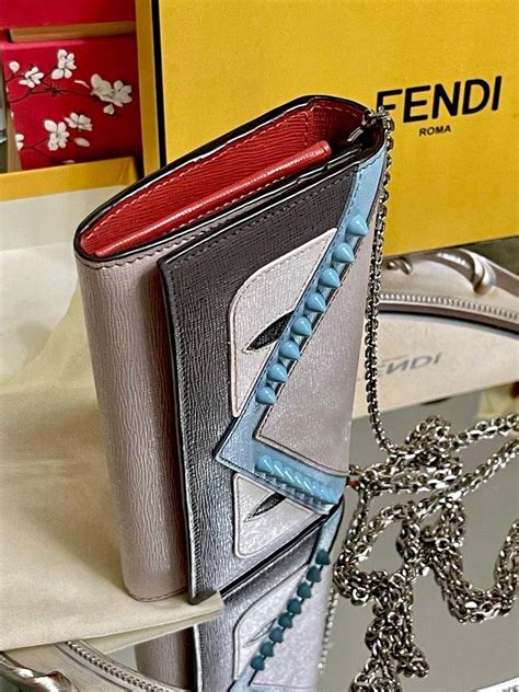 fendi woc monster|fendi pink wallet on chain.